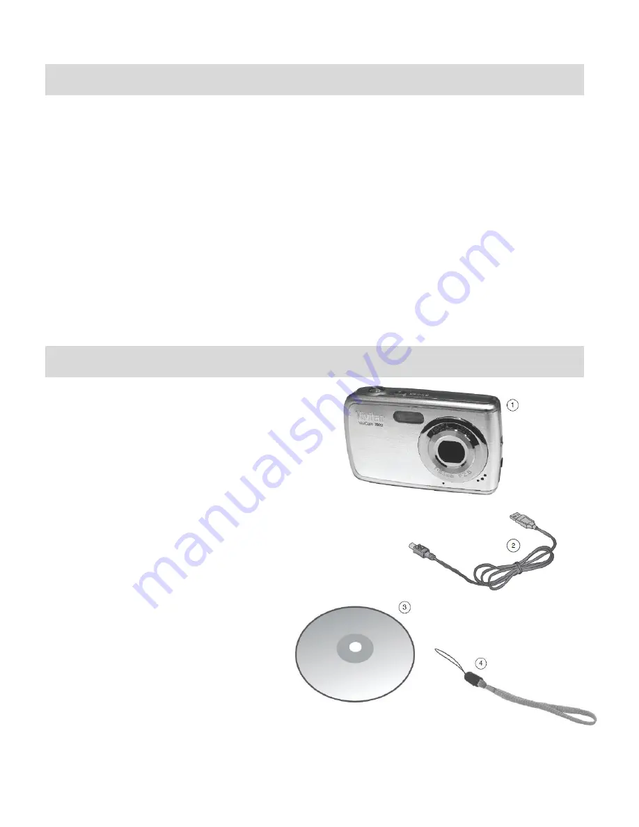 Vivitar ViviCam 7022 User Manual Download Page 3