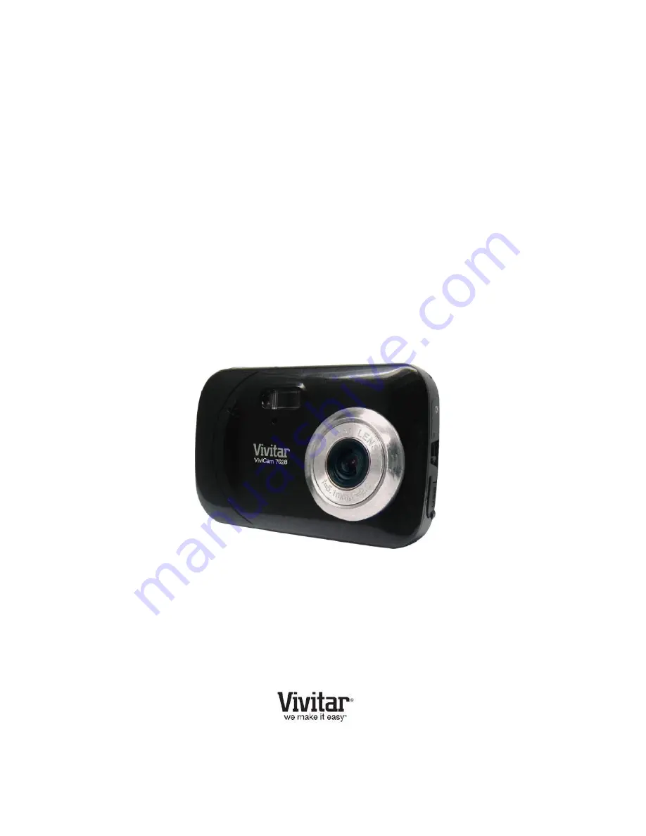 Vivitar Vivicam 7028 User Manual Download Page 1