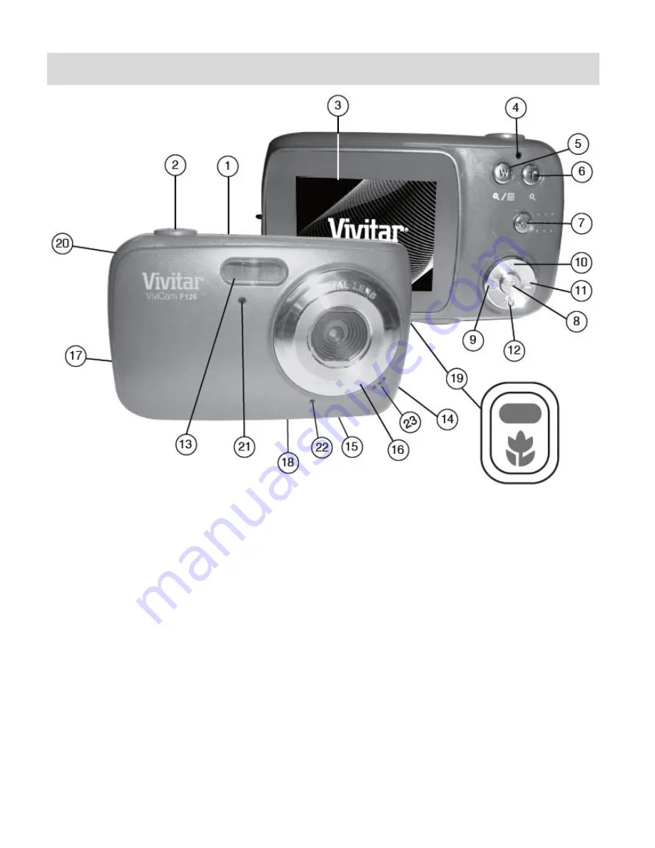 Vivitar ViviCam F126v2 User Manual Download Page 4