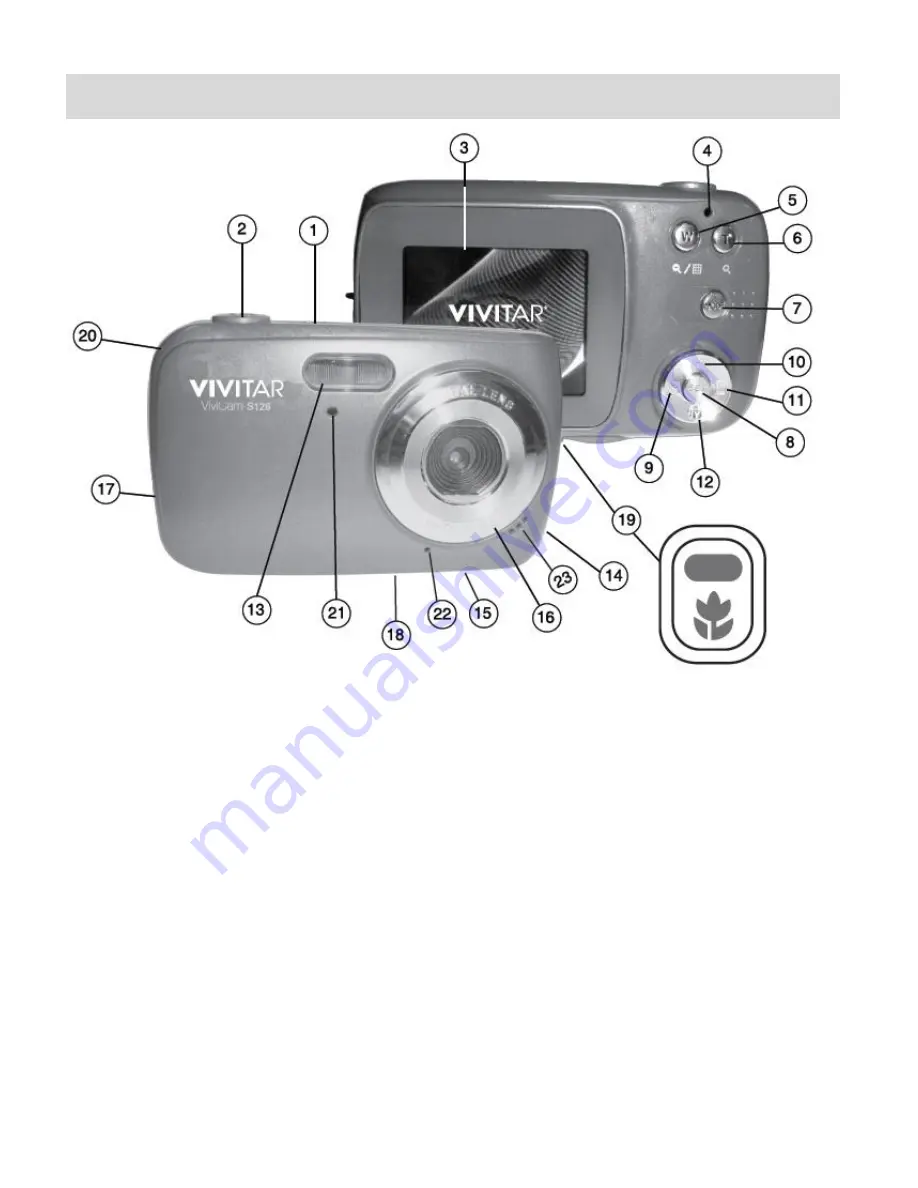 Vivitar ViviCam S126 User Manual Download Page 4