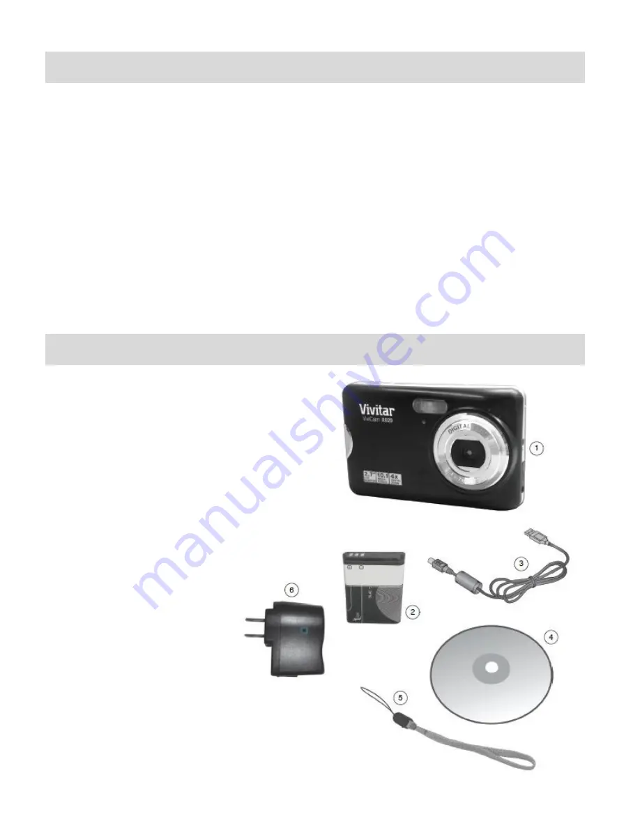 Vivitar ViviCam X029 User Manual Download Page 3