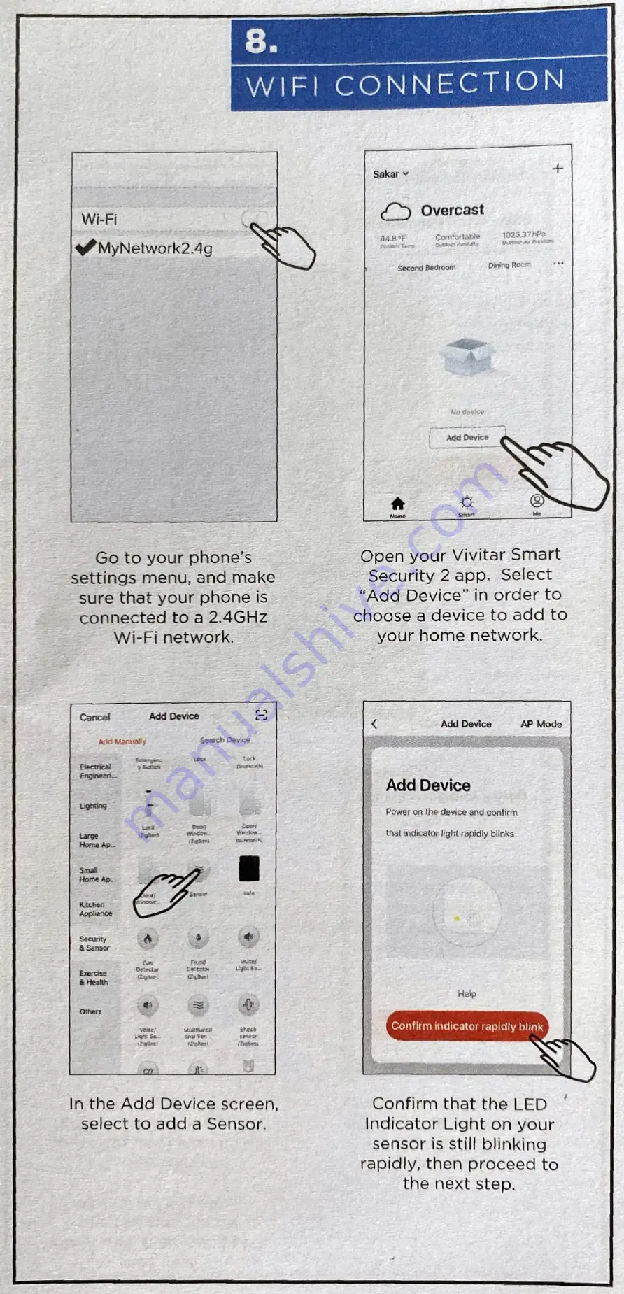 Vivitar WT12 Quick Start Manual Download Page 9