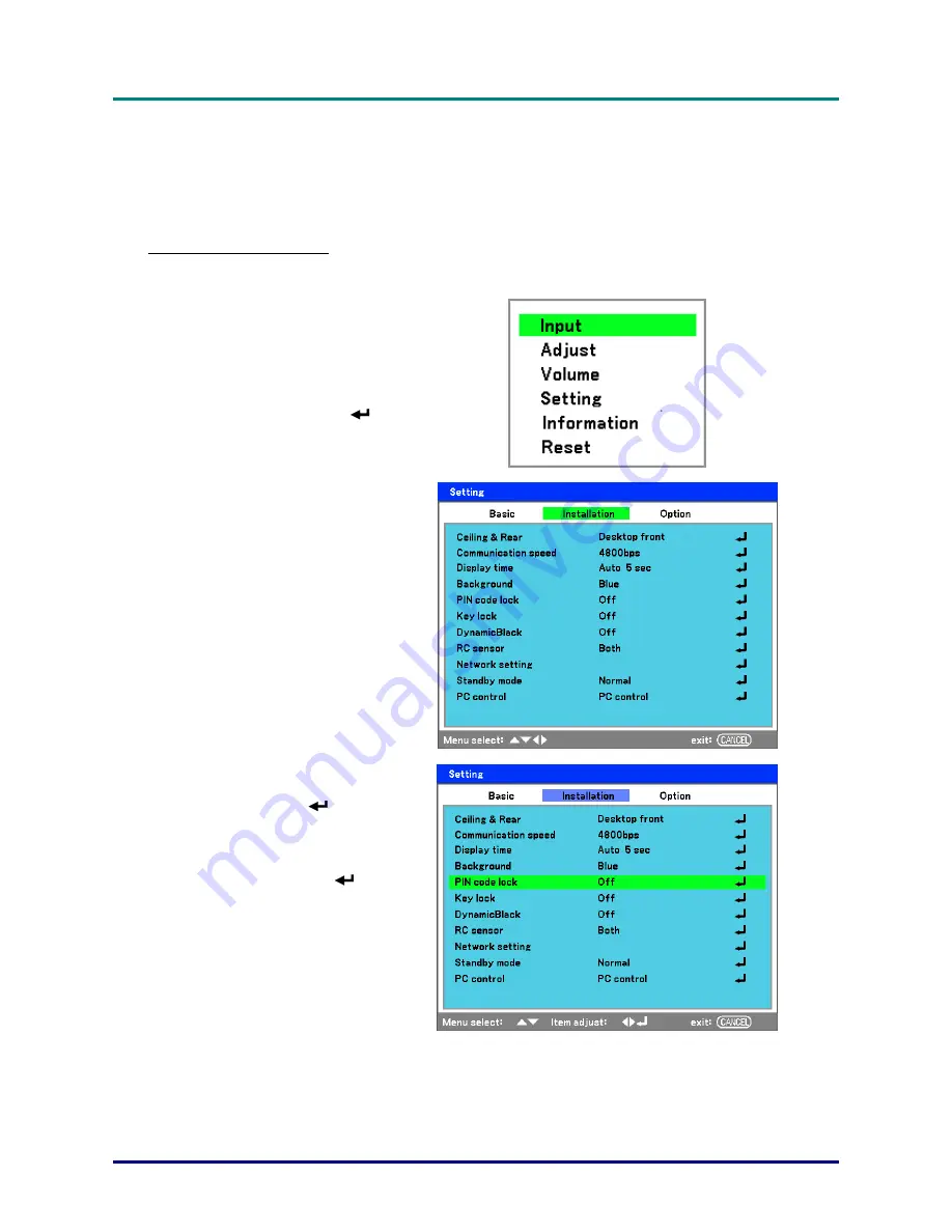 Vivitek D6510 User Manual Download Page 47