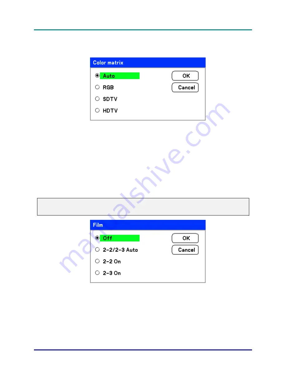 Vivitek D6510 User Manual Download Page 61