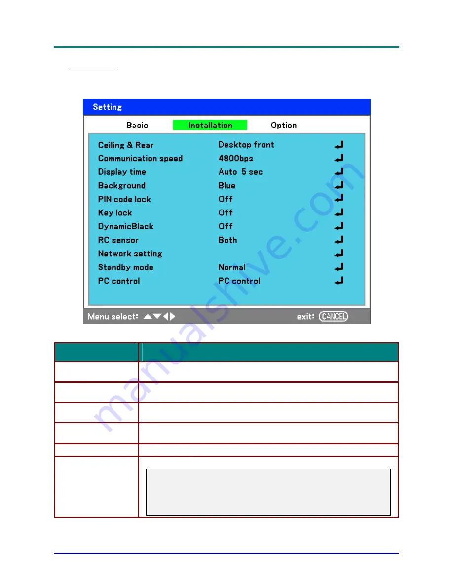 Vivitek D6510 User Manual Download Page 69