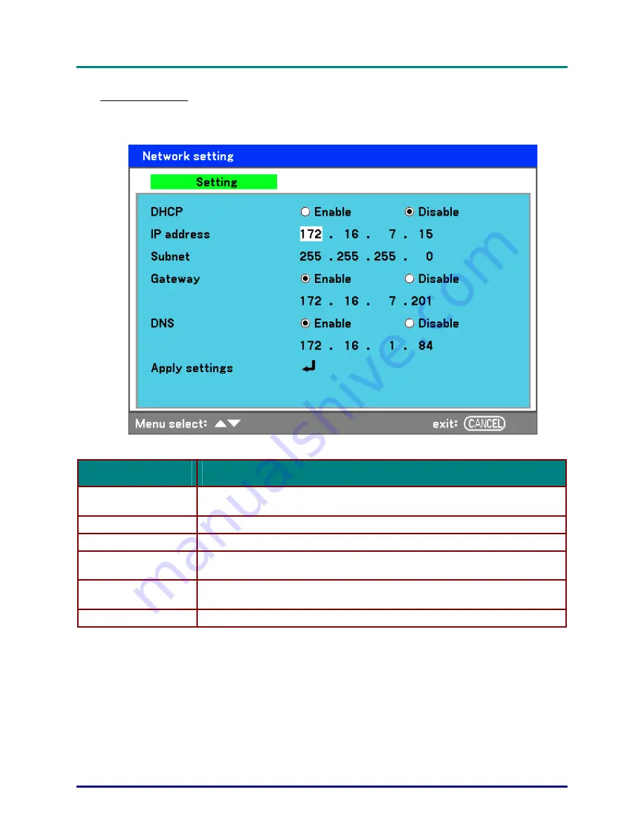 Vivitek D6510 User Manual Download Page 74