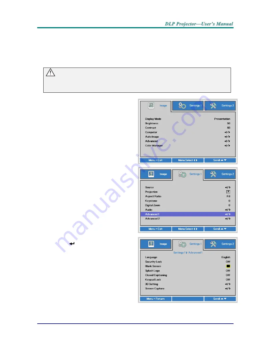 Vivitek DH758UST series User Manual Download Page 20