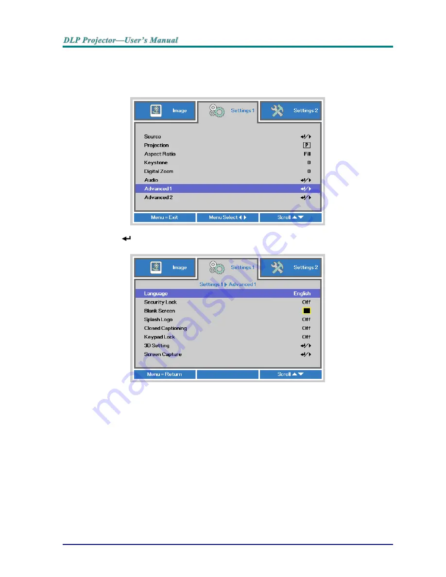 Vivitek DH758UST series User Manual Download Page 25