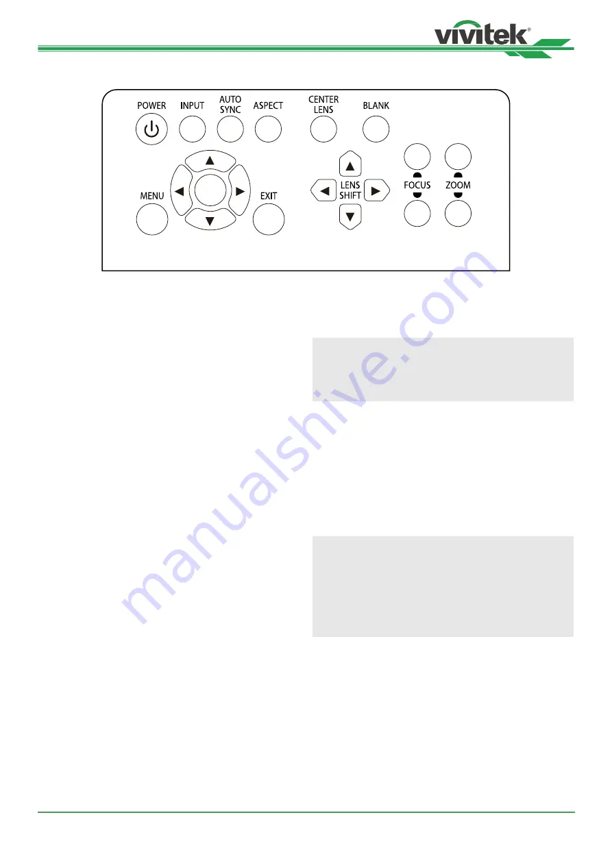 Vivitek DK10000Z User Manual Download Page 12