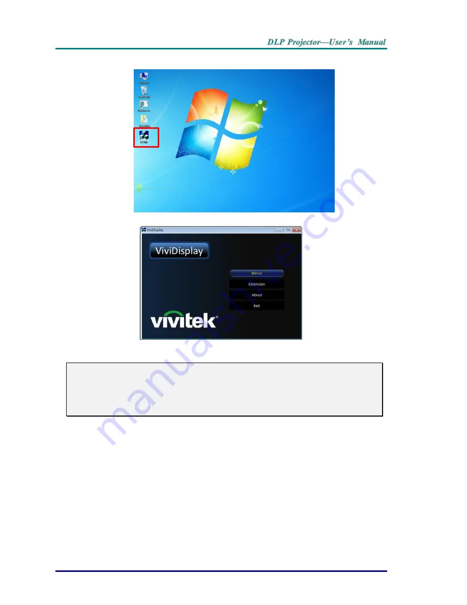 Vivitek DW866 series User Manual Download Page 62