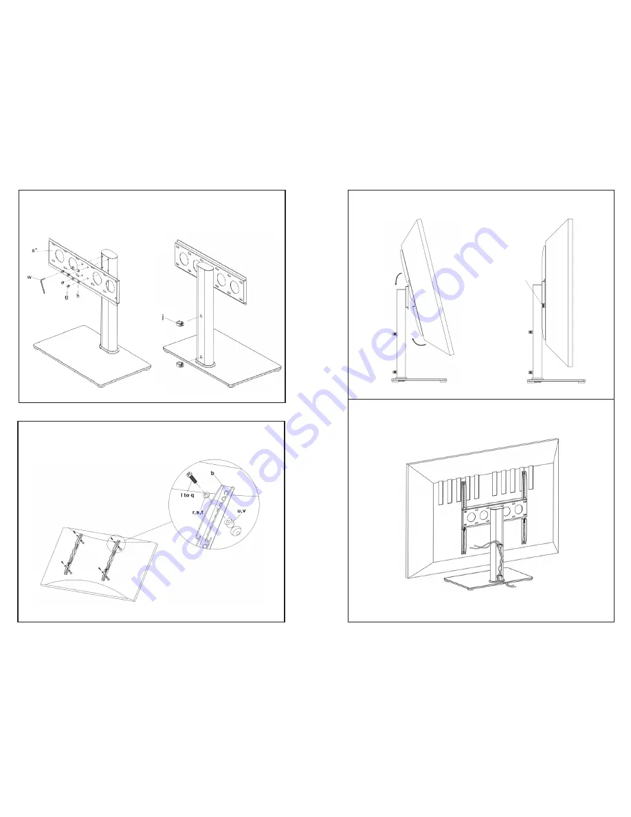 Vivo STAND-TV00J Instruction Manual Download Page 3