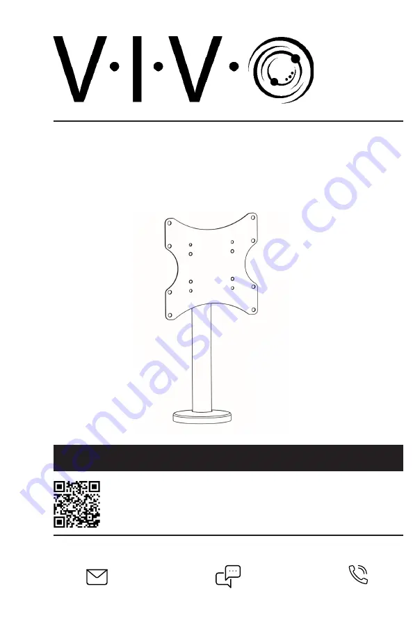 Vivo STAND-TV00M2 Instruction Manual Download Page 1