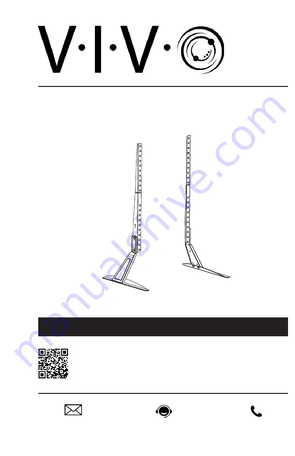 Vivo STAND-TV00T Instruction Manual Download Page 1