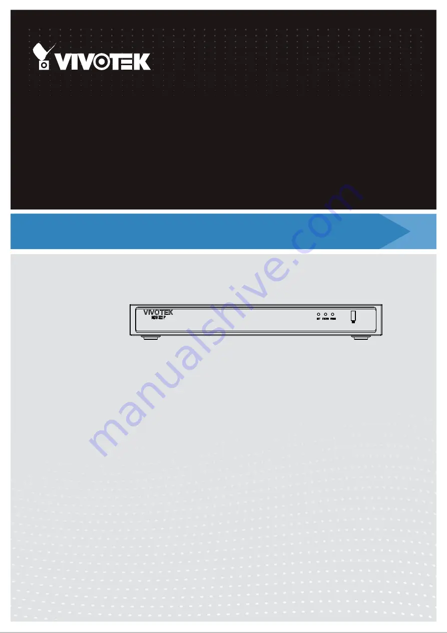 Vivotek ND9322P User Manual Download Page 1