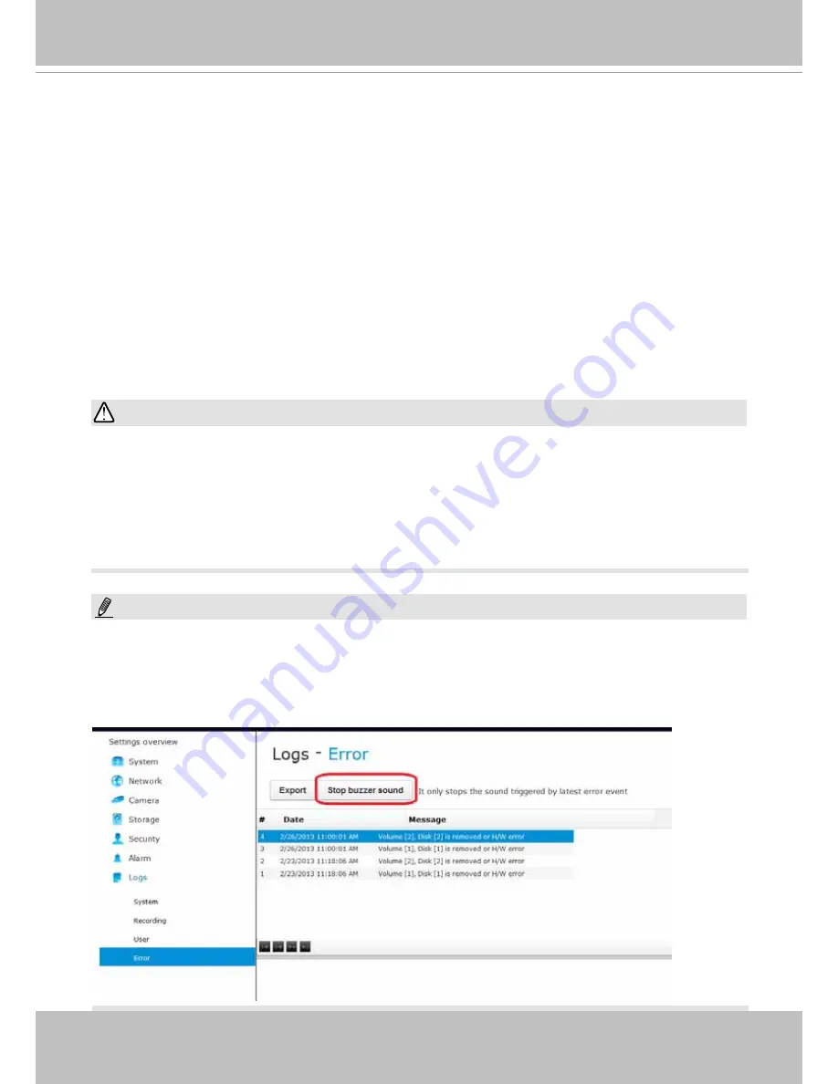 Vivotek NR8401 User Manual Download Page 24