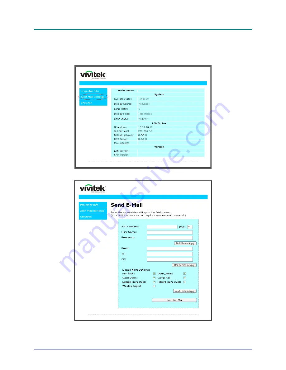 vivtek DH91X SERIES User Manual Download Page 49