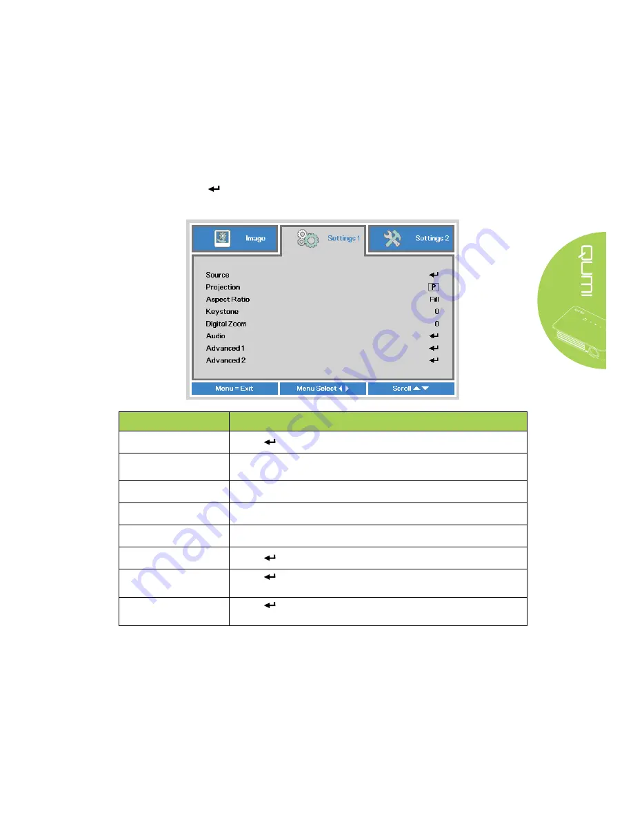 vivtek QUMI Q6 User Manual Download Page 57