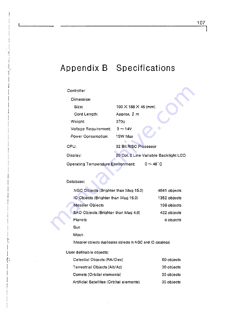 Vixen SkySensor 2000 User Manual Download Page 109