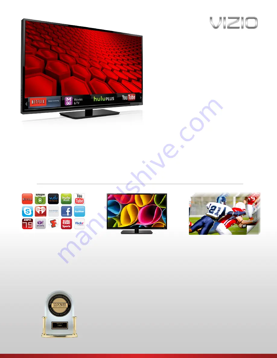 Vizio E551i-A2 Specifications Download Page 1