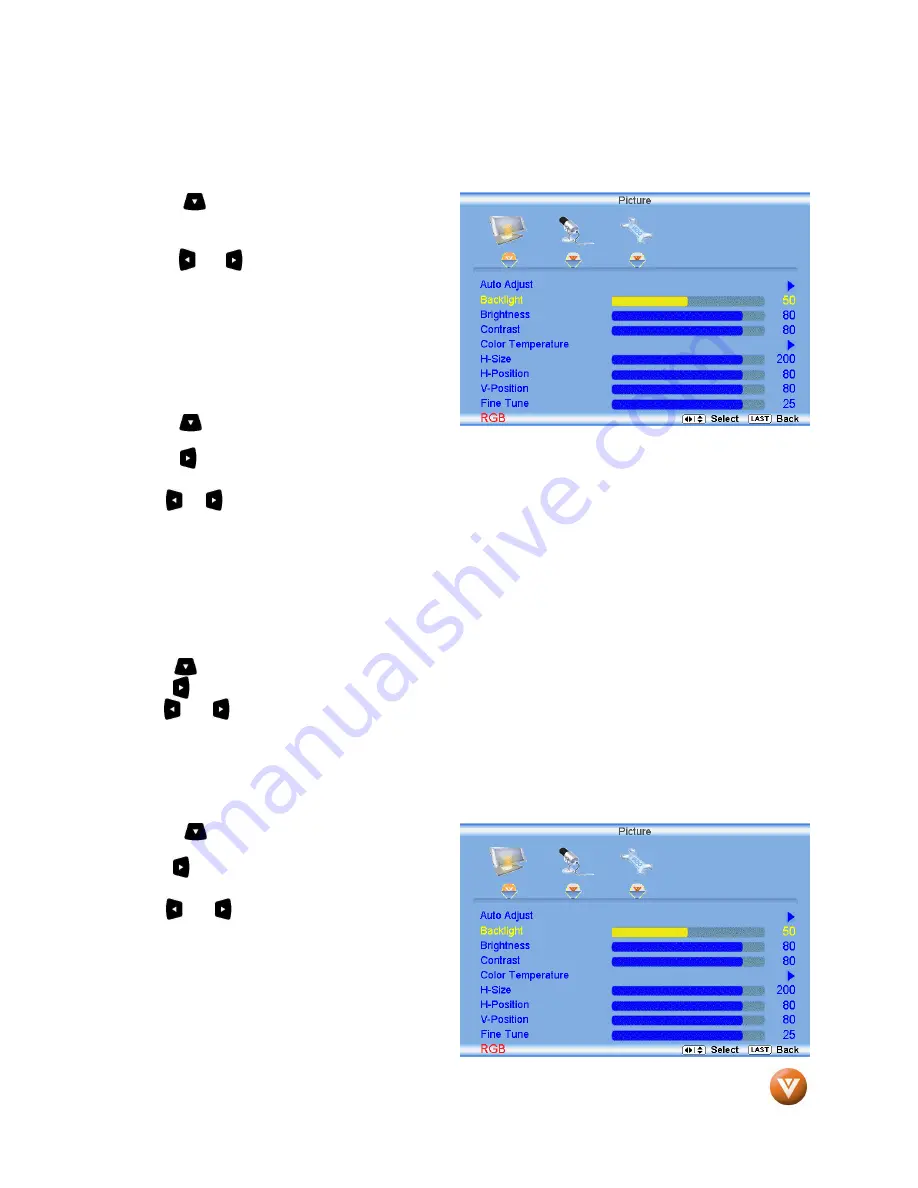 Vizio HDTV30A User Manual Download Page 61