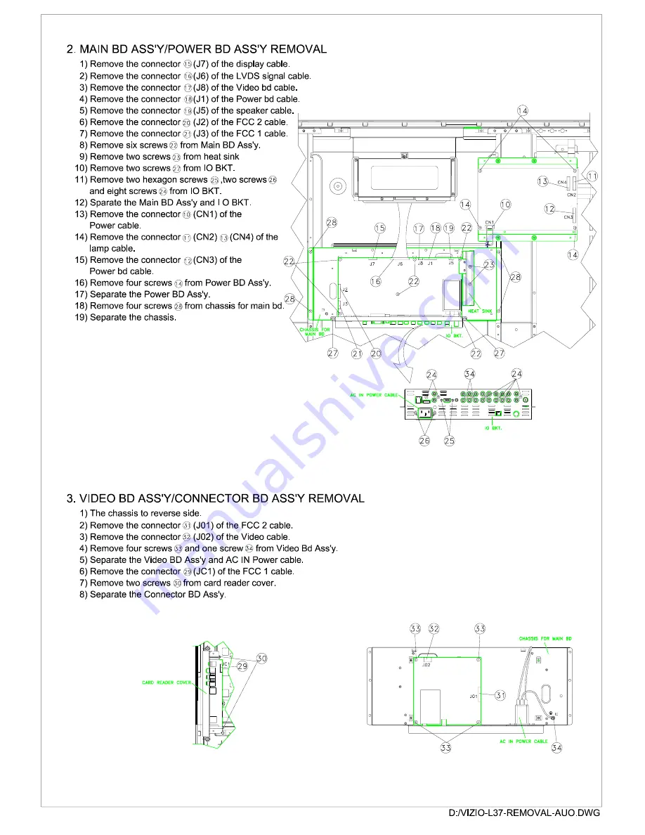 Vizio L37 Service Manual Download Page 129