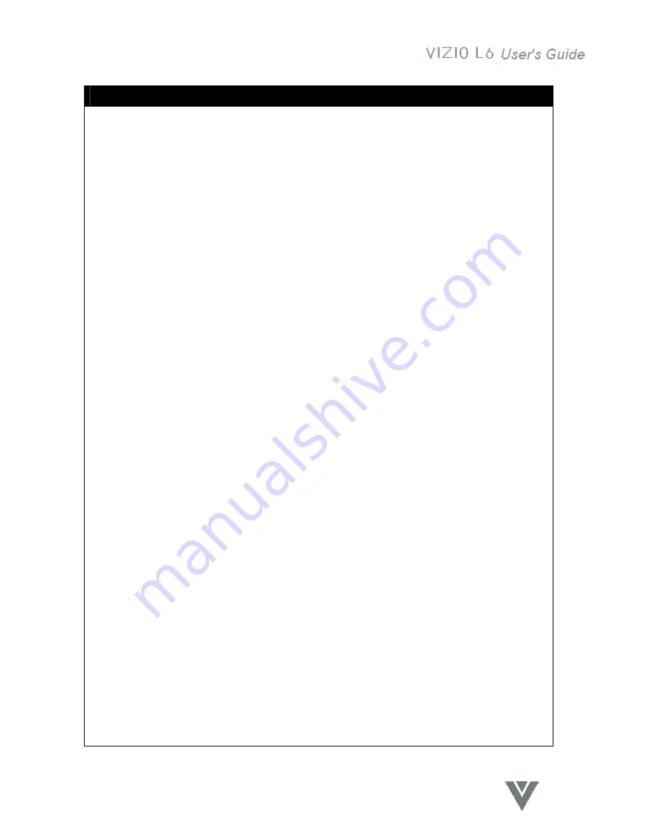 Vizio L6 User Manual Download Page 4