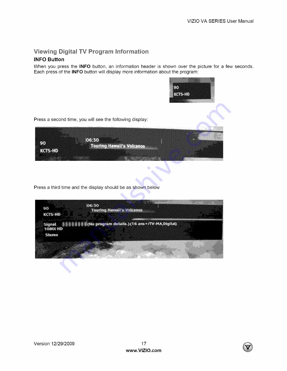 Vizio M190VA User Manual Download Page 17