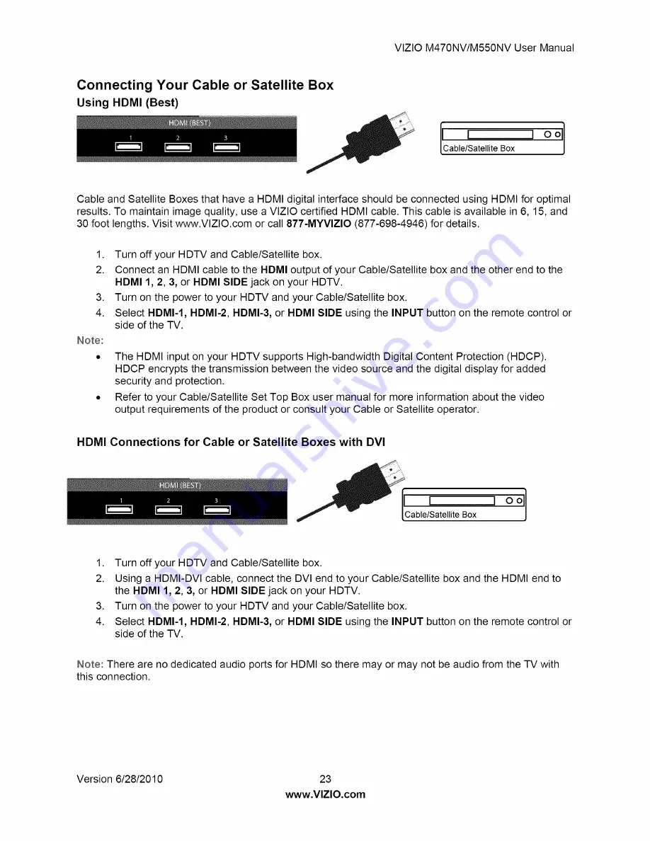 Vizio M470N User Manual Download Page 23