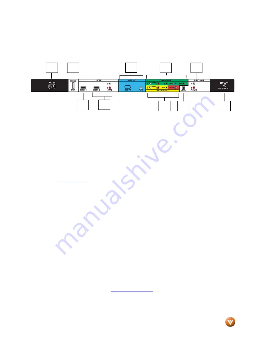 Vizio SV470XVT User Manual Download Page 11