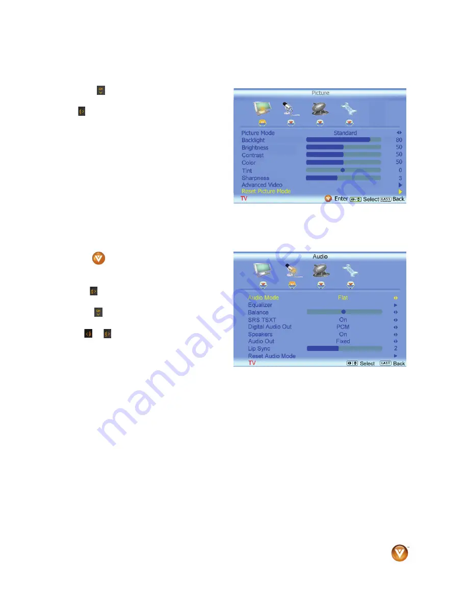 Vizio VOJ320F User Manual Download Page 44