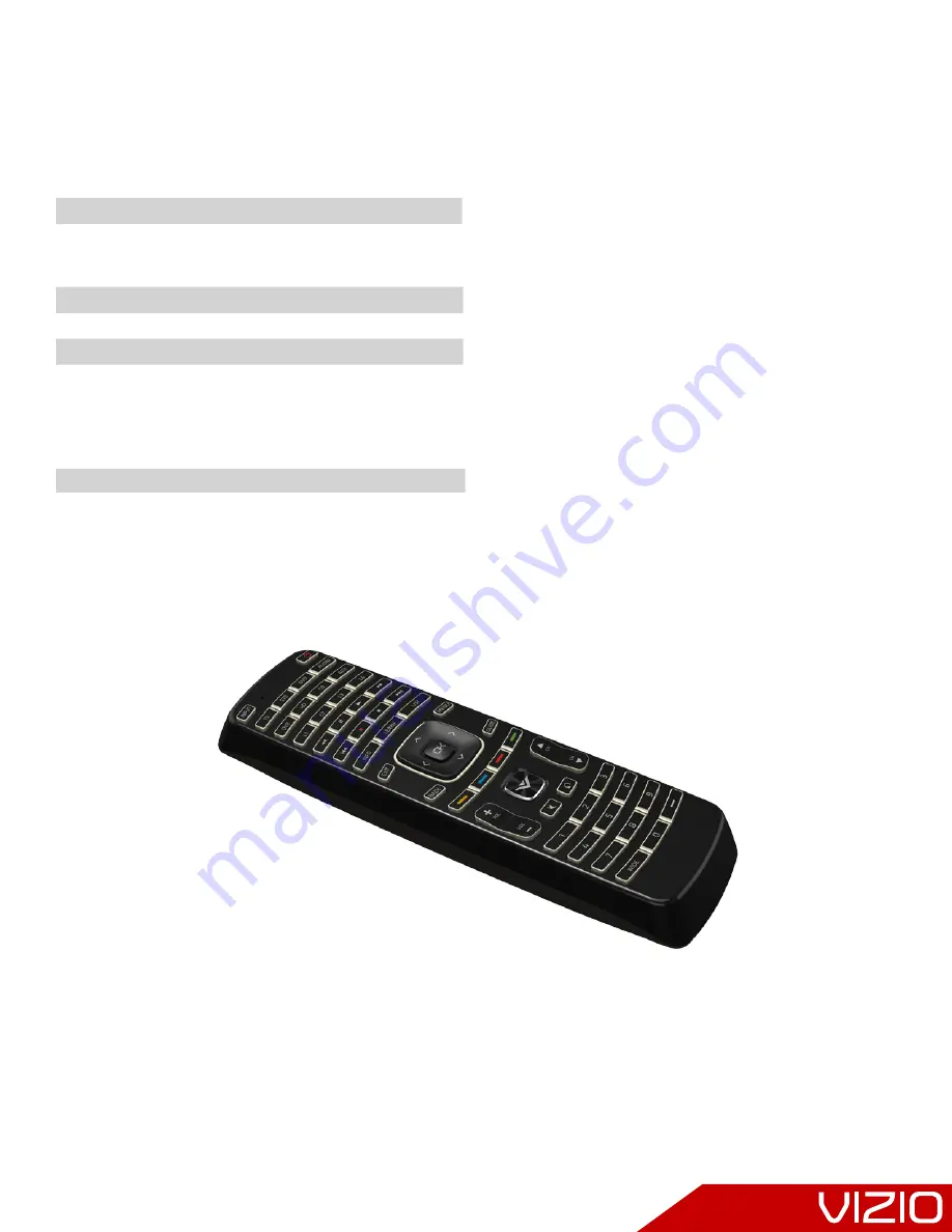 Vizio XRU300 Quick Manual Download Page 2