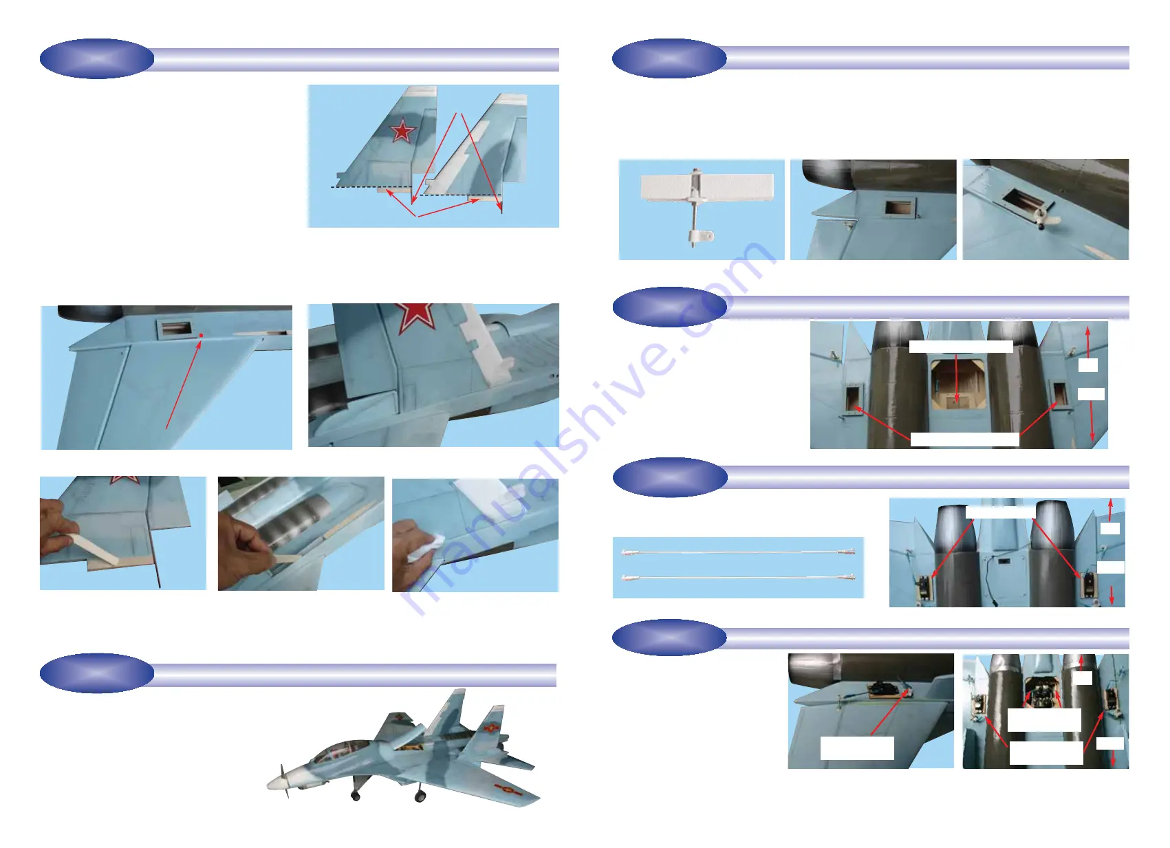 Vmar SU27 FLANKER 60-91 Assembly & Operation Manual Download Page 11