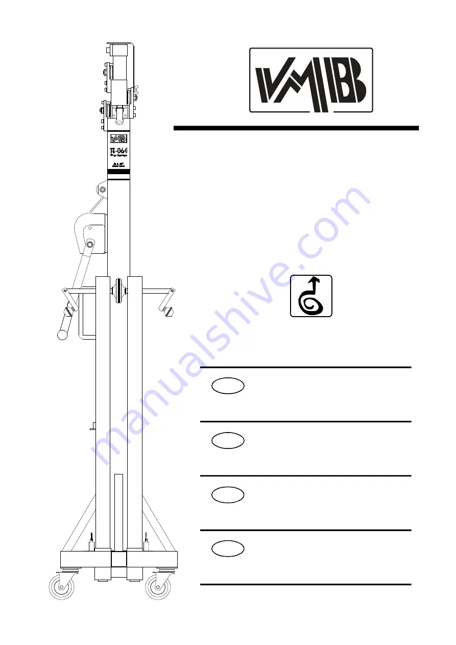 VMB TE-064 Operating Instructions Manual Download Page 1