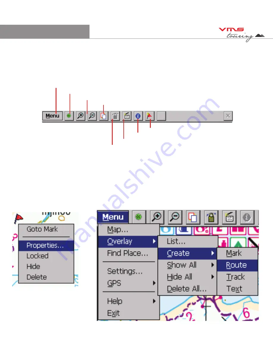 VMS Touring 430 Quick Start Manual Download Page 19