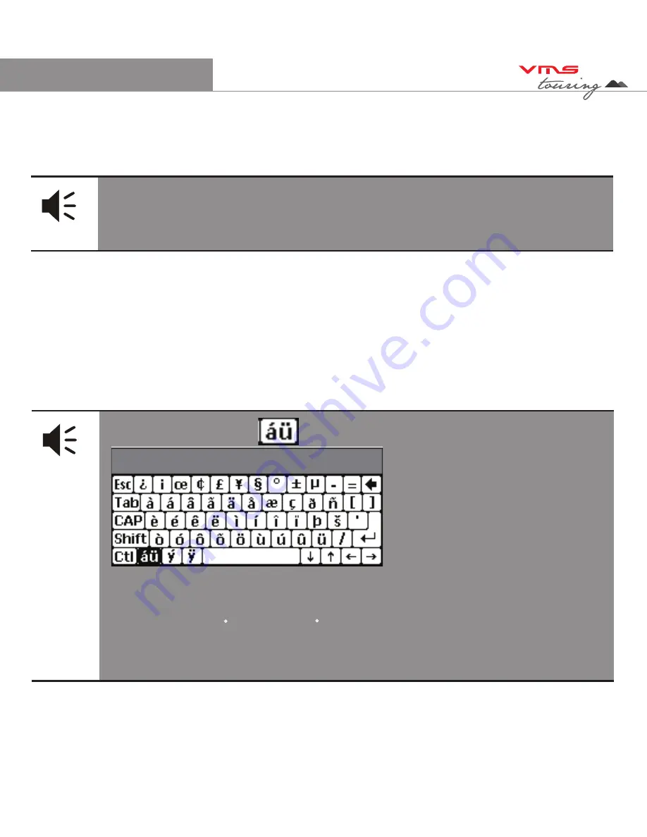 VMS Touring 430 Quick Start Manual Download Page 25