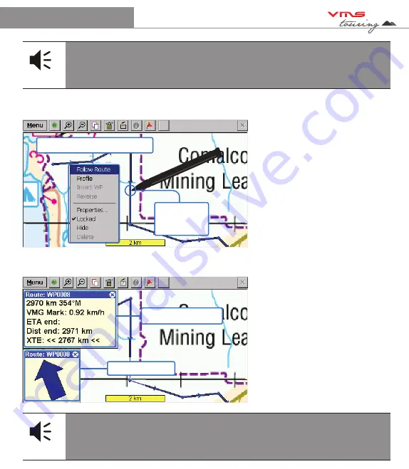 VMS Touring 500 Quick Start Manual Download Page 23