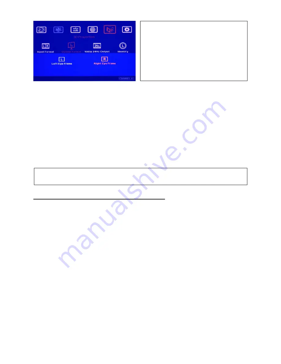 VNS G-201 Passive 3D Processor Quick User Manual Download Page 4