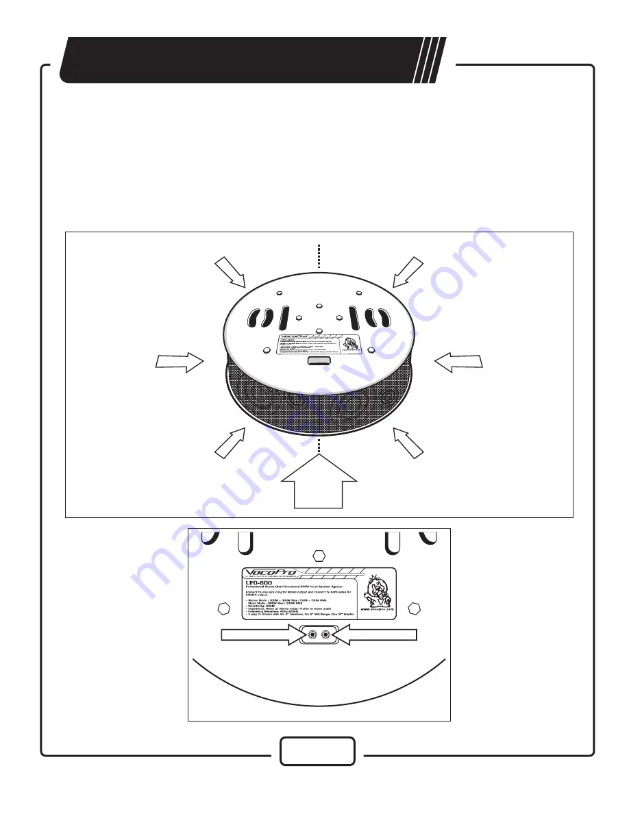 VocoPro UFO-800 Owner'S Manual Download Page 6