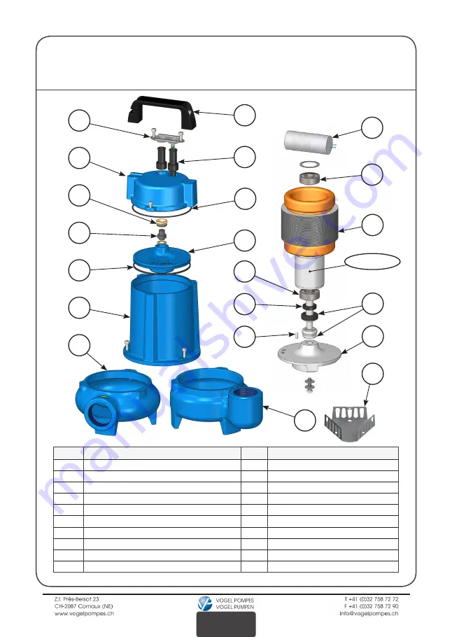 Vogel Pumpen ENERGY 1 Use And Maintenance Instruction Manual Download Page 35