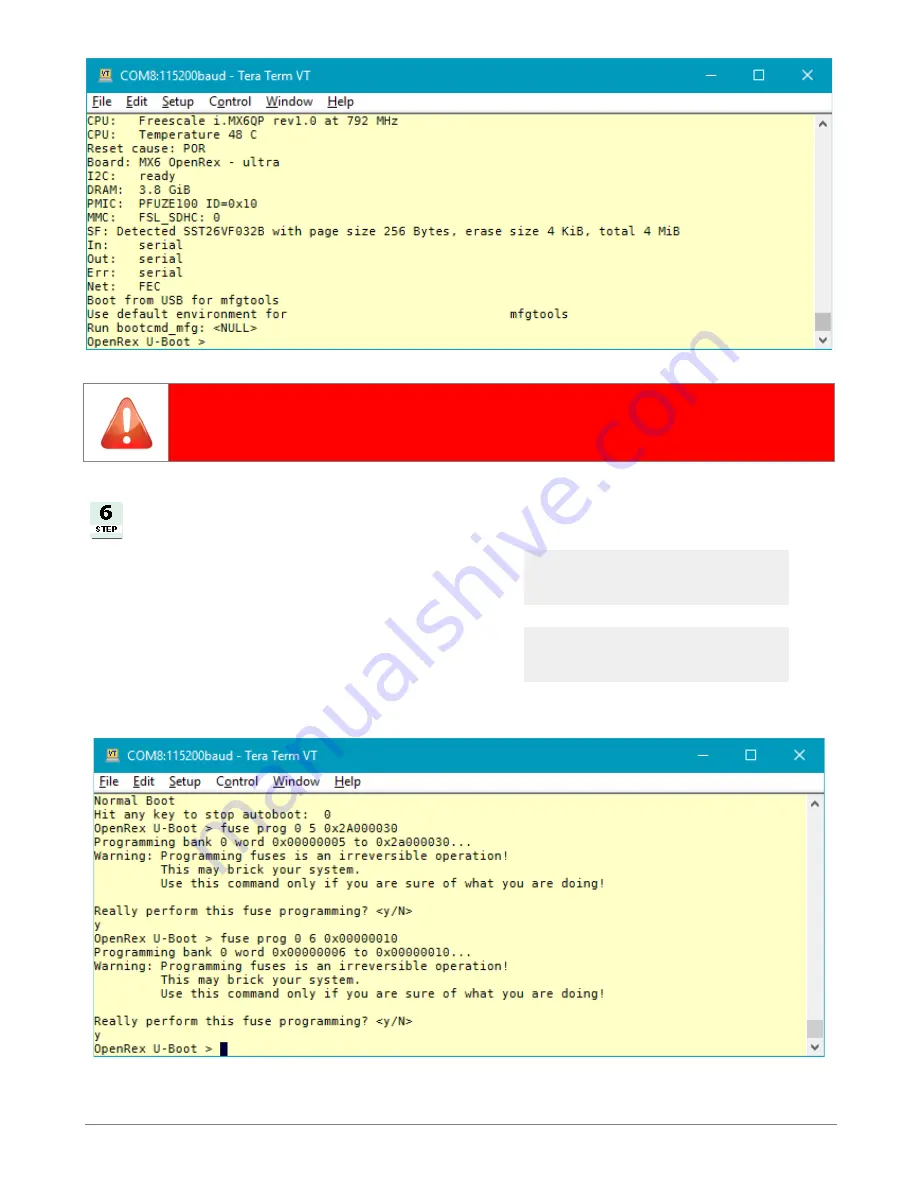 Voipac iMX6 OpenRex SBC Quick Manual Download Page 12