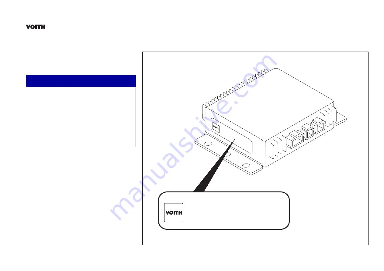 Voith VR 115 E Service Manual Download Page 16