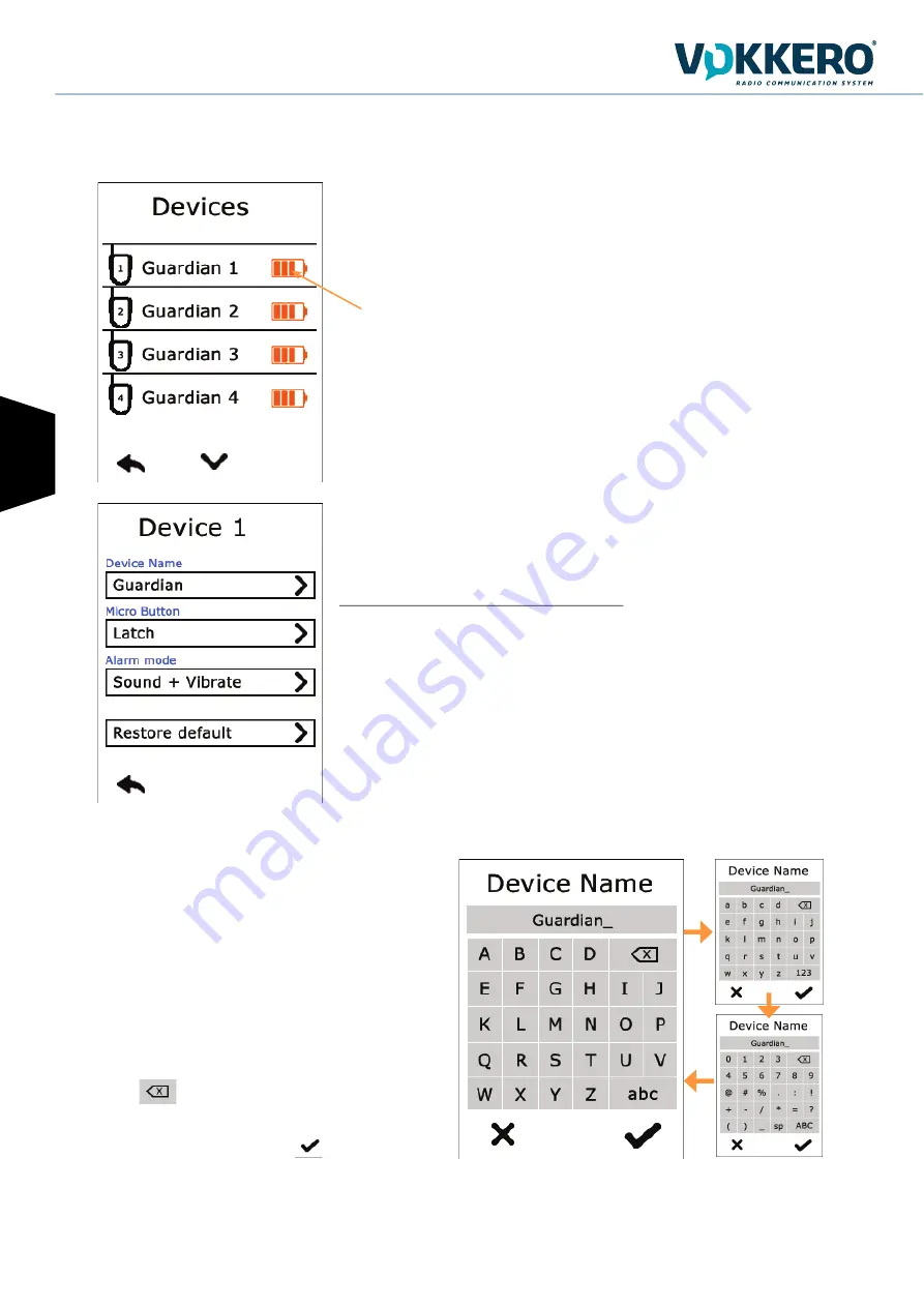 Vokkero GUARDIAN ARF8150AA User Manual Download Page 74