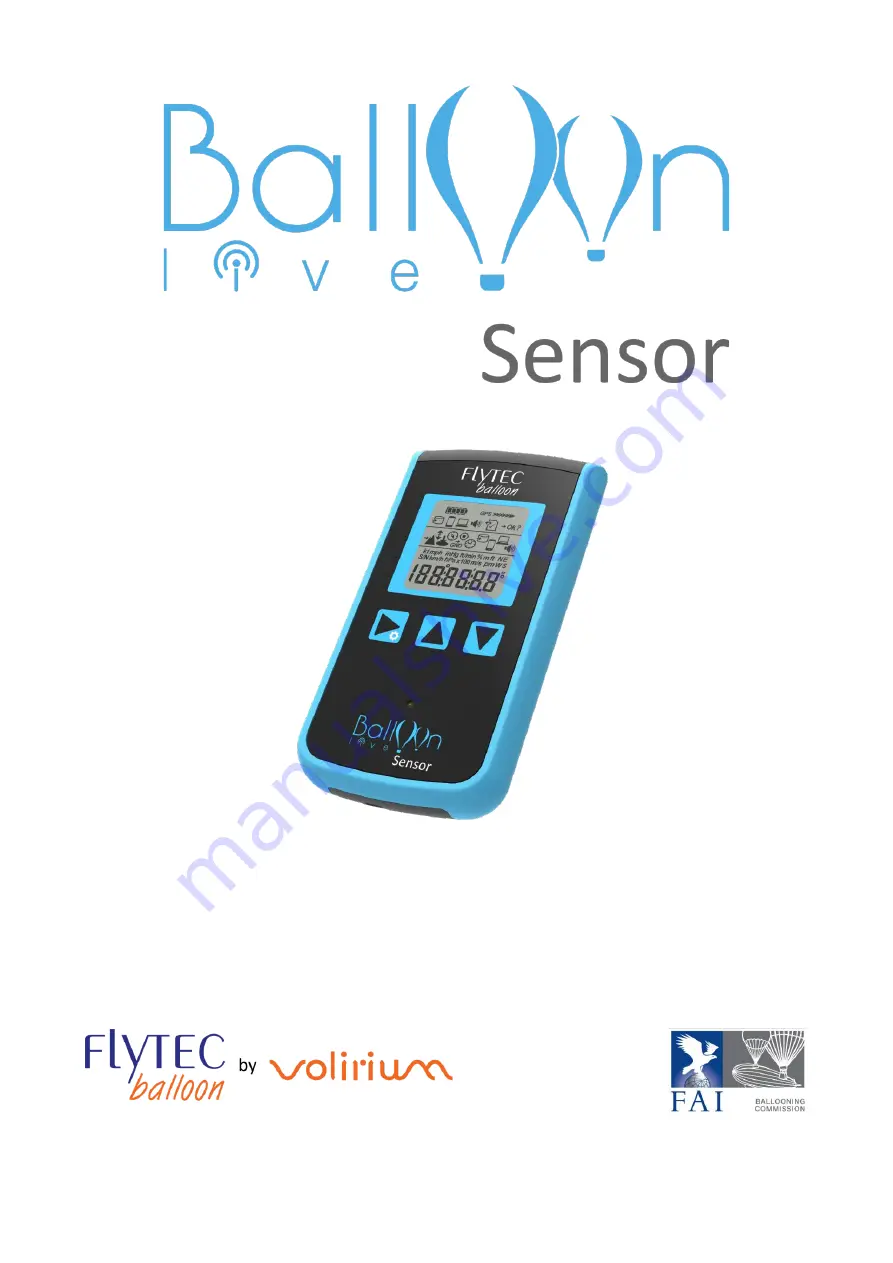 Volirium Flytec Balloon Live Sensor User Manual Download Page 1