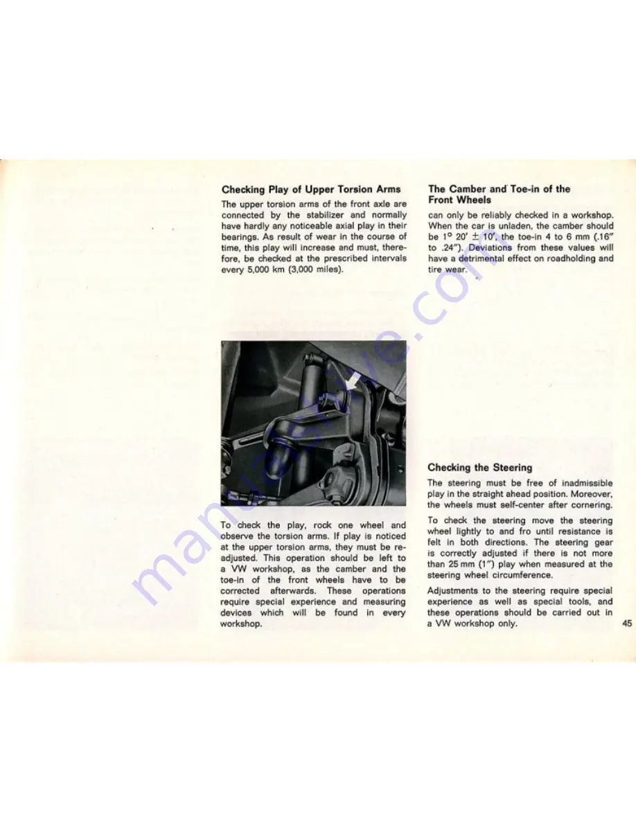 Volkswagen 1963 1500 Instruction Manual Download Page 47