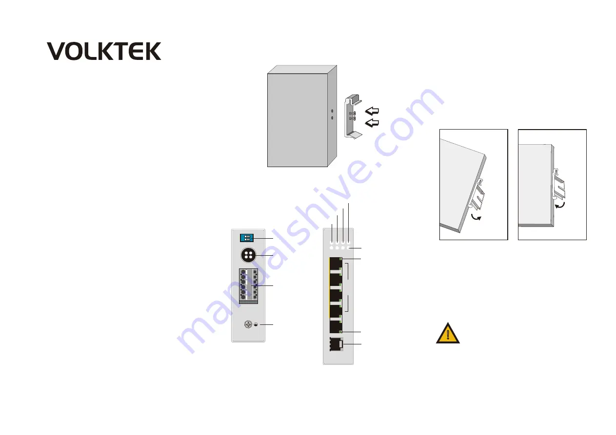 VOLKTEK HNS-8415P Quick Installation Manual Download Page 1