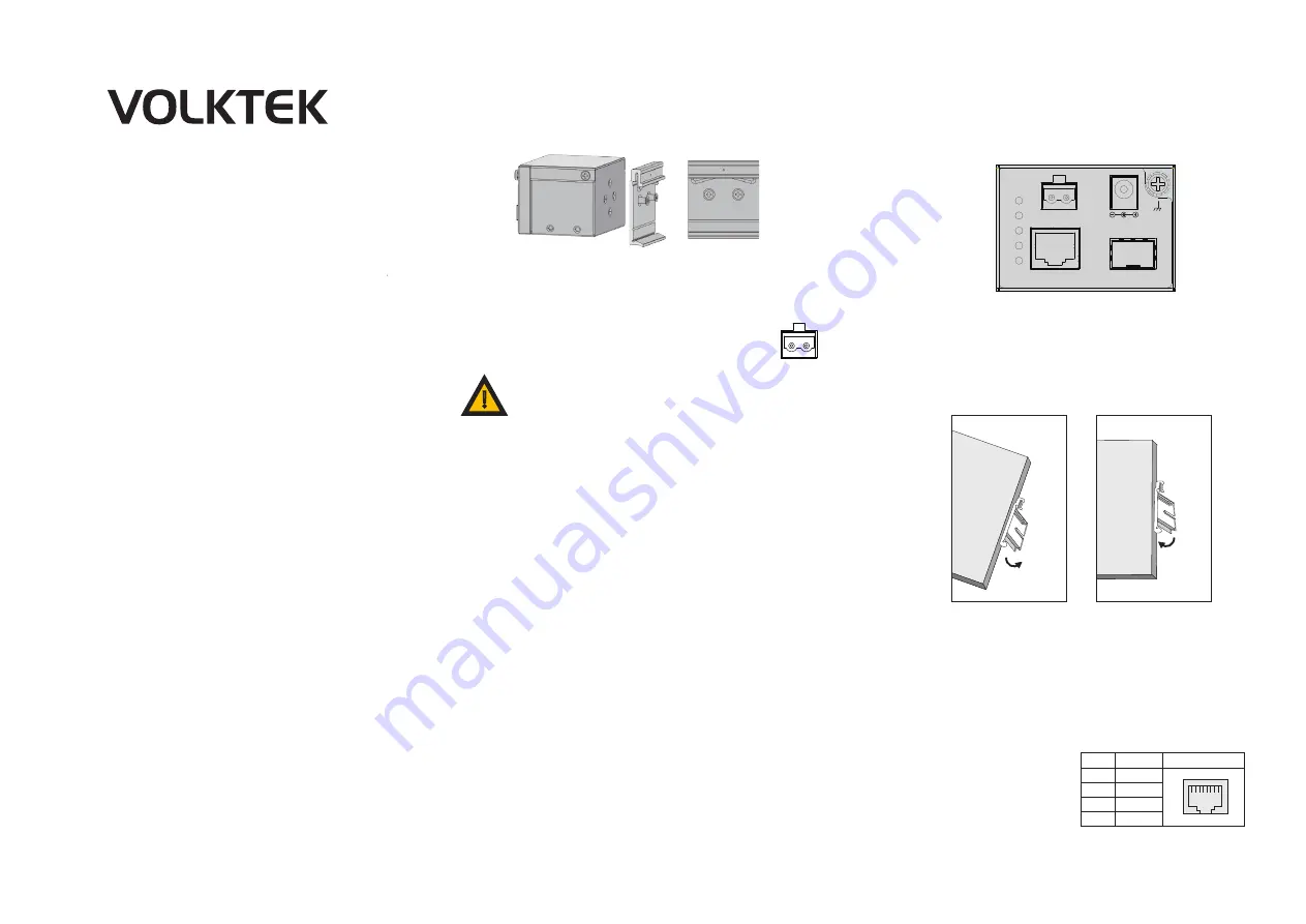 VOLKTEK IMC-563P Quick Installation Manual Download Page 1