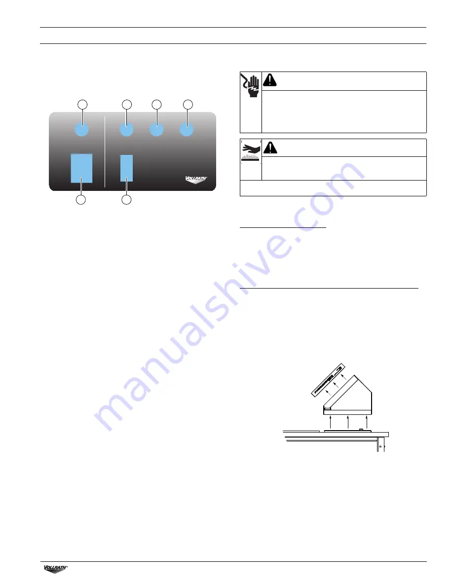 Vollrath 69718C-1-SL Operator'S Manual Download Page 5