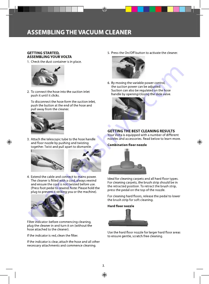 VOLTA Sierra U4020 Instruction Manual Download Page 4