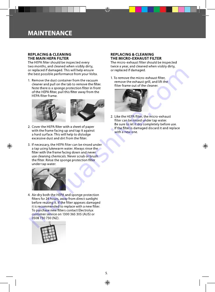 VOLTA Sierra U4020 Instruction Manual Download Page 6