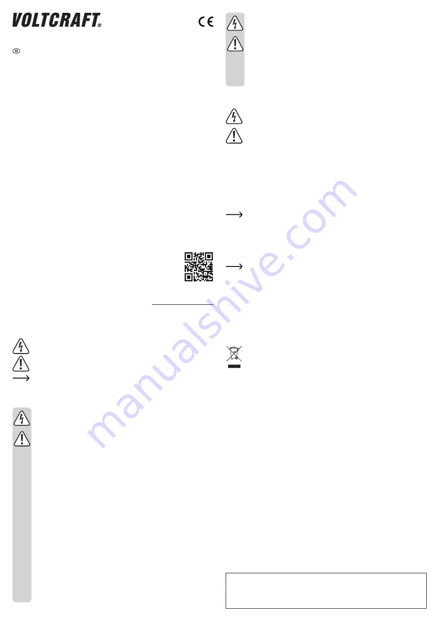 VOLTCRAFT BS-3.9 Operating Instructions Download Page 1